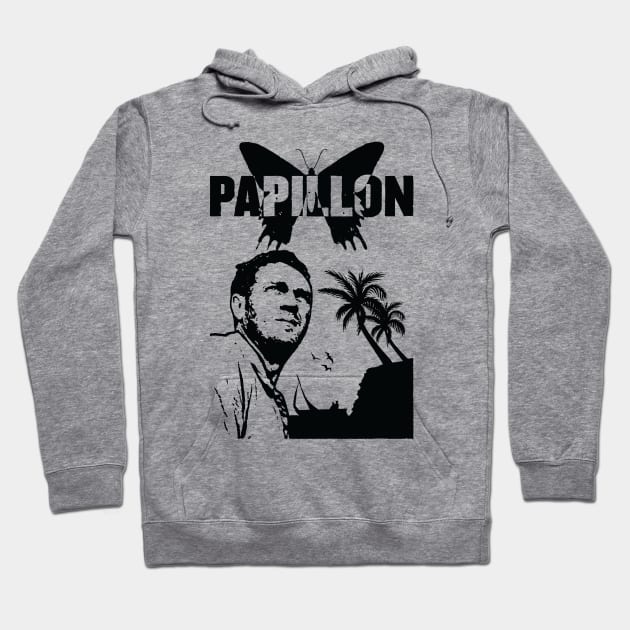 Papillon 1973 Hoodie by Zen Cosmos Official